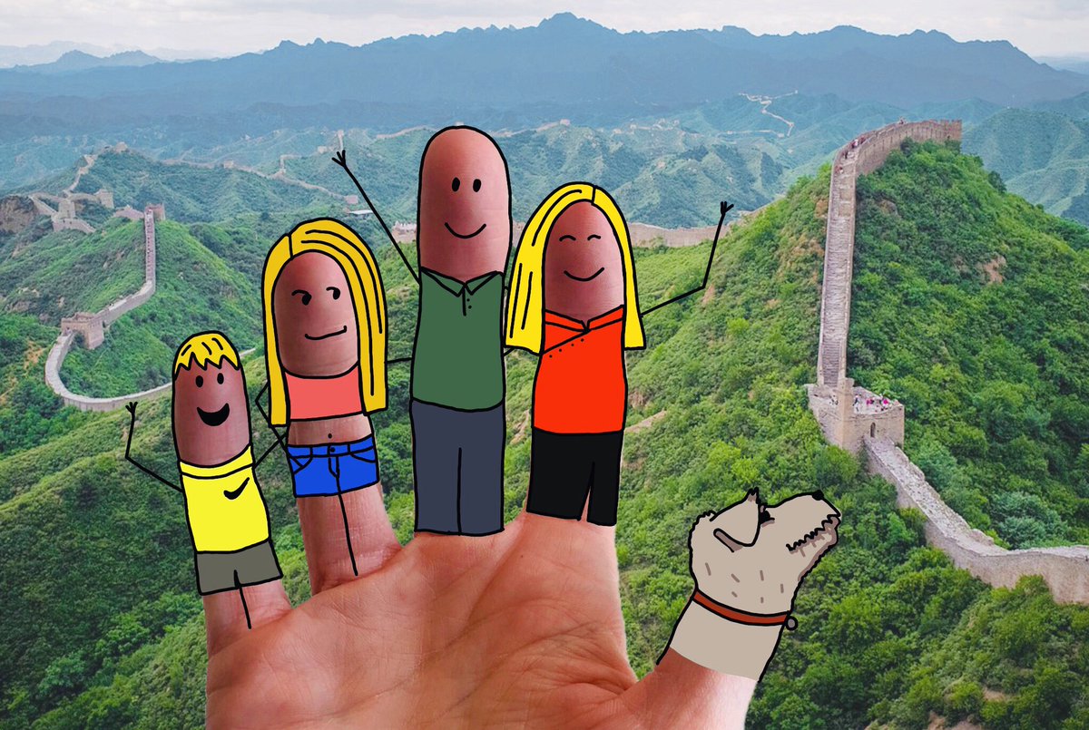 klbeasley's tweet image. Everyday object challenge: take a photo of your hand or a couple of fingers and draw over them. #ADE2019  #EveryoneCanCreate #EverydayObjects @PegKeiner @milesbeasley #mywab