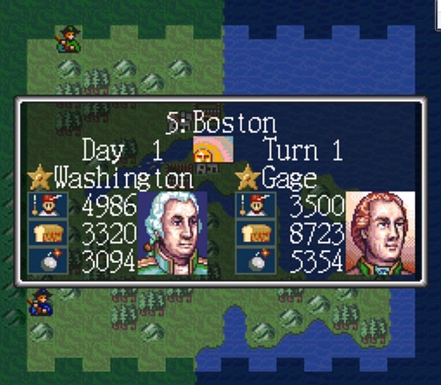Happy 4th of July!Liberty or Death is a turn base strategy game made by the Japanese studio Koei for the SNES, MS-DOS, & Genesis / Megadrive.Honestly do I even need to say more? The pictures kind of speak for themselves.Not even going to lie, this is an over all kick ass game!