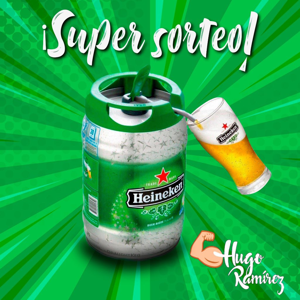 HugoRamirezANR's tweet image. ⚠️ATENCIÓN 🥁

¡Por qué la Pilsen bajó, la HEINEKEN SE REGALA!🍺

¡SORRRRTEAMOS 5 BARRILES DE HEINEKEN para que este domingo puedas ver con amigos, familia o con los que tengan permiso 🦜😅 la final de la Copa America! 🏆

Así participas...👇🏼

*Dale #RT 🙌🏽
*Seguime. 😬