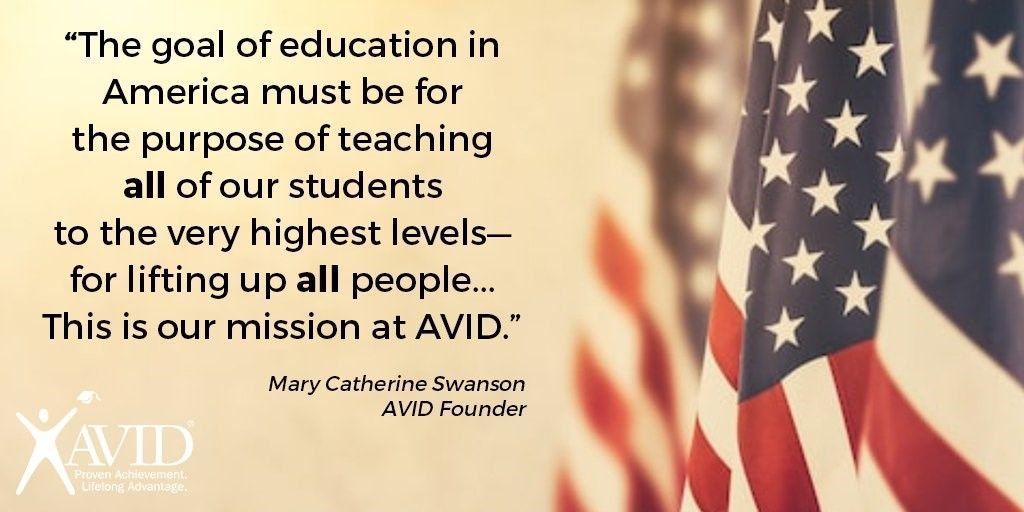 Never forget it. #ThisIsAVID #all #equity
