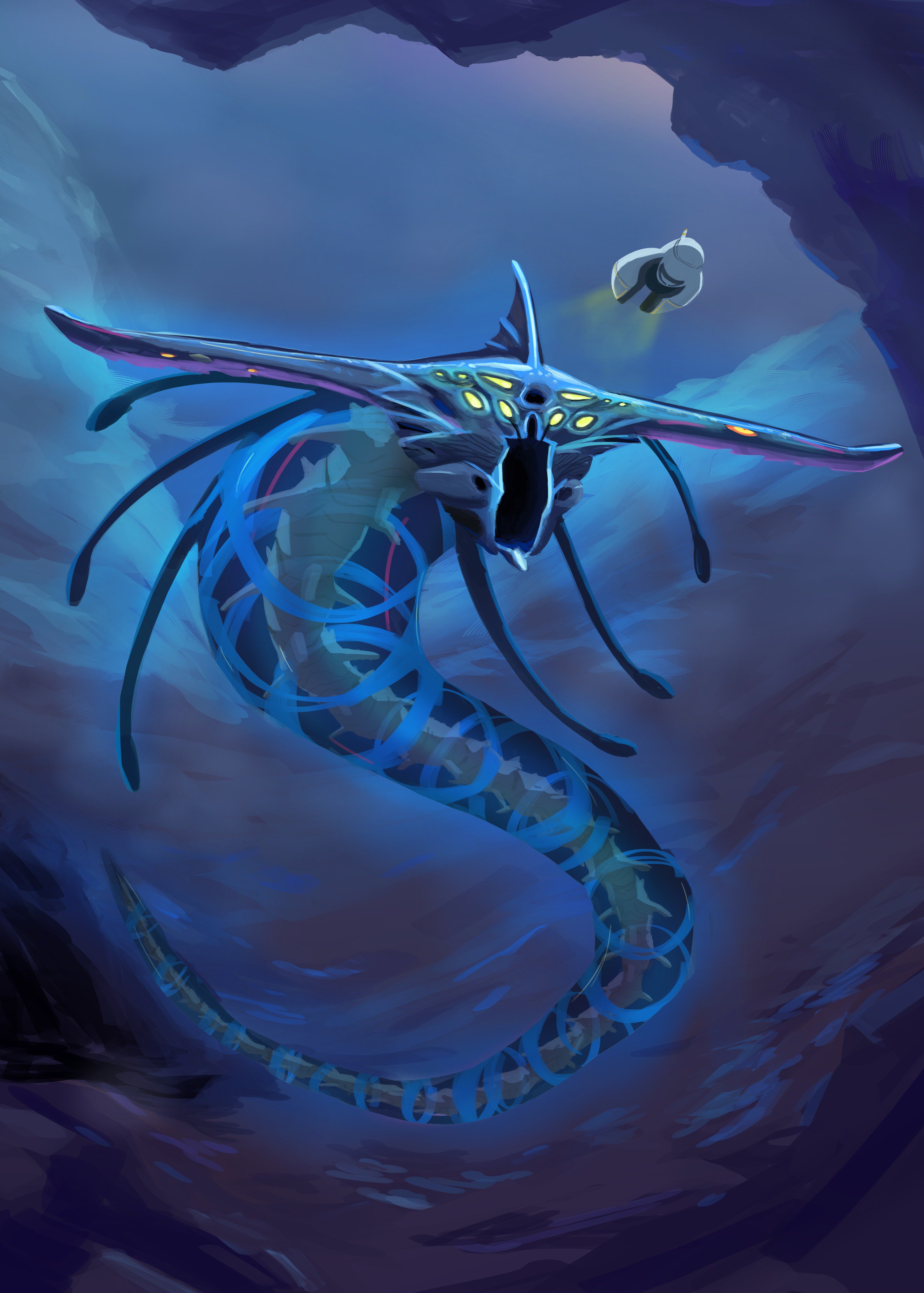 Призрачный Левиафан в Subnautica