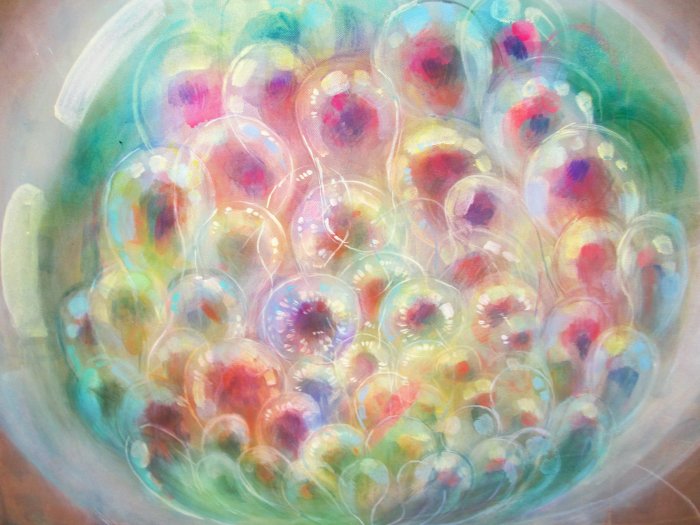 大学の時のアクリル画、データが結構残っていたので創作用インスタにのっけました。若さ爆発&amp;こじらせている!!!ひぃ!!!!https://t.co/233LDC38lu 