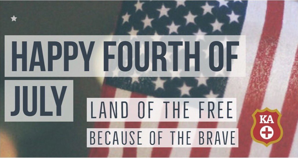 I thank God that we live in the greatest country in the world that has been built &amp; preserved through great sacrifice. One of our freedoms is the freedom of association, which guarantees our right to join a values-based fraternal organization such as <a href="/kappaalphaorder/">Kappa Alpha Order</a> #Brotherhood