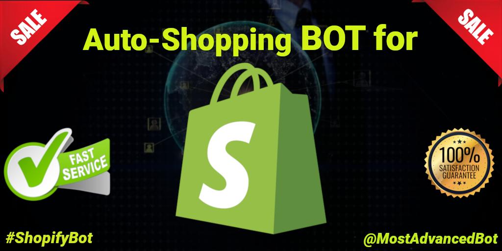 MostAdvancedBot's tweet image. #RT #ShopifyBot can #AutoAddToCart and #AutoCheckout with keywords &amp;amp; colors. Then it will #AutoAddToCart and #AutoCheckout quickly. Can #AutoCheckout in all most all the Shopify sites &amp;amp; works on all OS. So, HURRY! Grab a copy @MostAdvancedBot. #SALE is on. bit.ly/2RV8GIC
