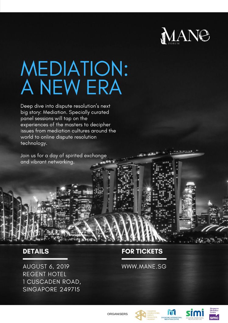 Have you signed up for the MANE Forum yet? - *mane.sg*