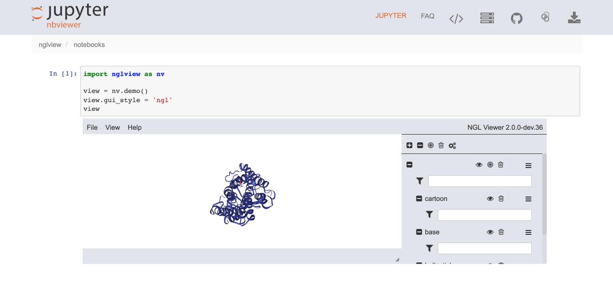 hainm_comp's tweet photo. Such an amazing ecosystem. You can try #nglview GUI interactively in #nbviewer.
https://t.co/fHGUaw04Nz
@asrmoin https://t.co/9gqlh81xL6