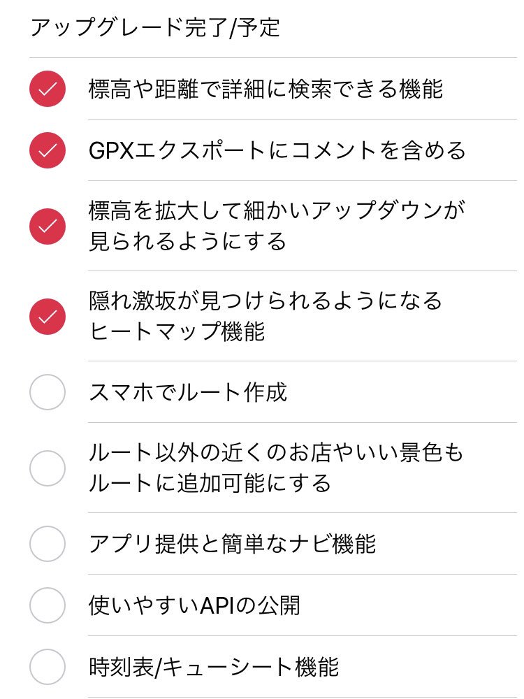 routehubapp's tweet photo. ルートハブ、将来提供する予定の機能を掲載しています!😃
時期は宣言できませんが、少しずつお試しいただけるようにご案内する予定です。#routehub
https://t.co/exglc8aGld https://t.co/iZ516nAJmB