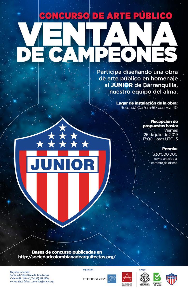 _VentanaAlMundo's tweet photo. ¡Que emoción! Así empezó mi historia. Mañana será la rueda de prensa de lanzamiento del concurso para escoger el diseño de la rotonda de nuestro @JuniorClubSA. Interactúa con nosotros usando el hashtag #LaRotondaJuniorista. #FelizNoche https://t.co/a5C8tlBipX