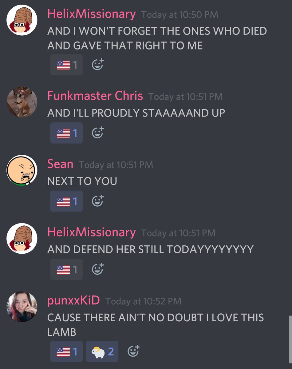 HelixMissionary's tweet photo. Happy 4th of July from all of us @DirtyCast https://t.co/kILBnQnyIz