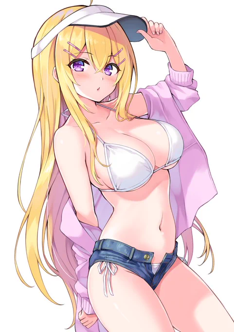#ビキニの日
最近のうちの子のビキニ絵 