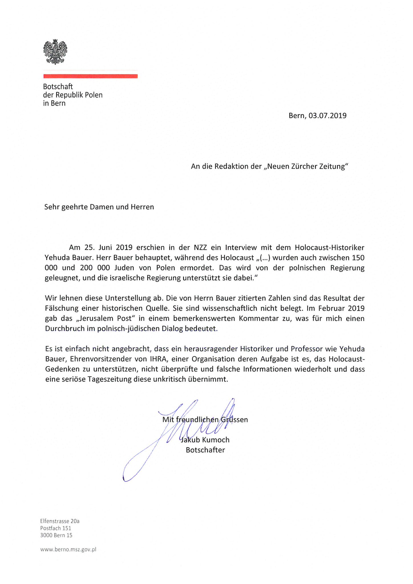 Plinswitzerland A Twitter Trotz Mehrfacher Aufforderungen Wird Eine Replik Des Polnischen Botschafters Von Der Nzz Nicht Veroffentlicht Zum Dritten Mal In Folge Damit Verstosst Die Zeitung Gegen Die Richtlinien 3 8 Und 5 2