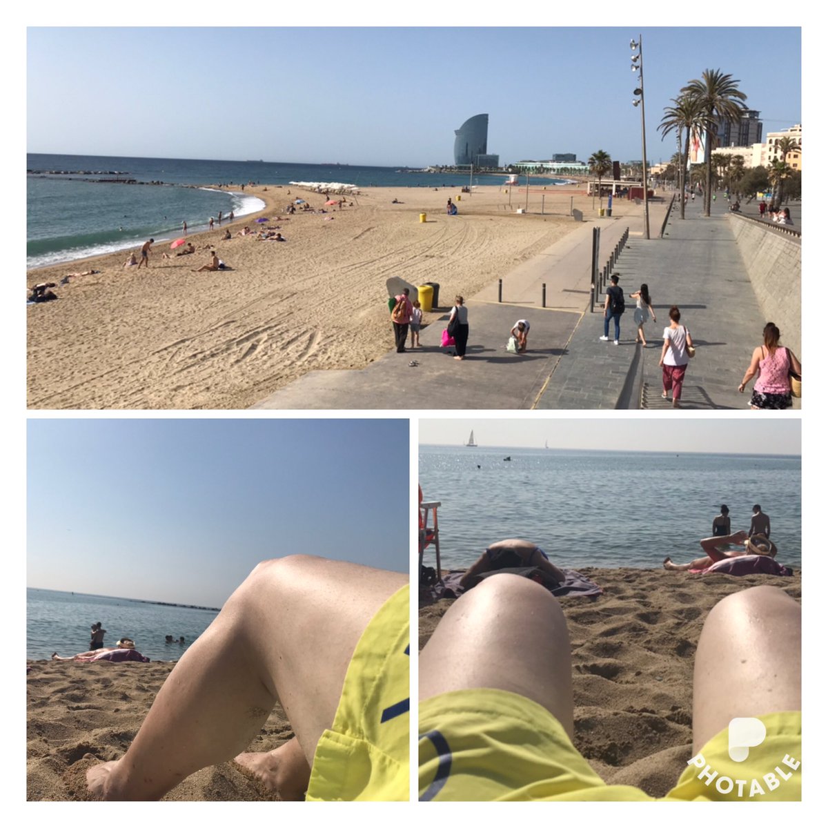 Desconectando en la #Barceloneta 
#Playa #Barcelona #Lovebcn #lovebarça #FernandoTarpi