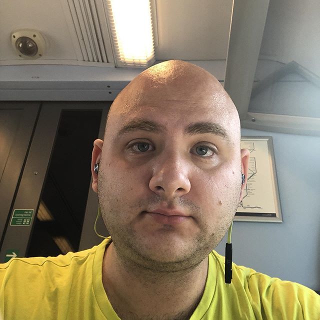 leontrayman's tweet photo. Sweaty & on a train again. This time to say goodbye to a brilliant, beautiful, extraordinary person who has left this world far too soon. Chaz, you’ll forever be in our hearts. #VoiceCoachOnATrain #LeonTrainMan #ChazHarrisonGooden #BrightColours #Celebra… https://t.co/sORw92VAmJ https://t.co/qXxTHSaAmR