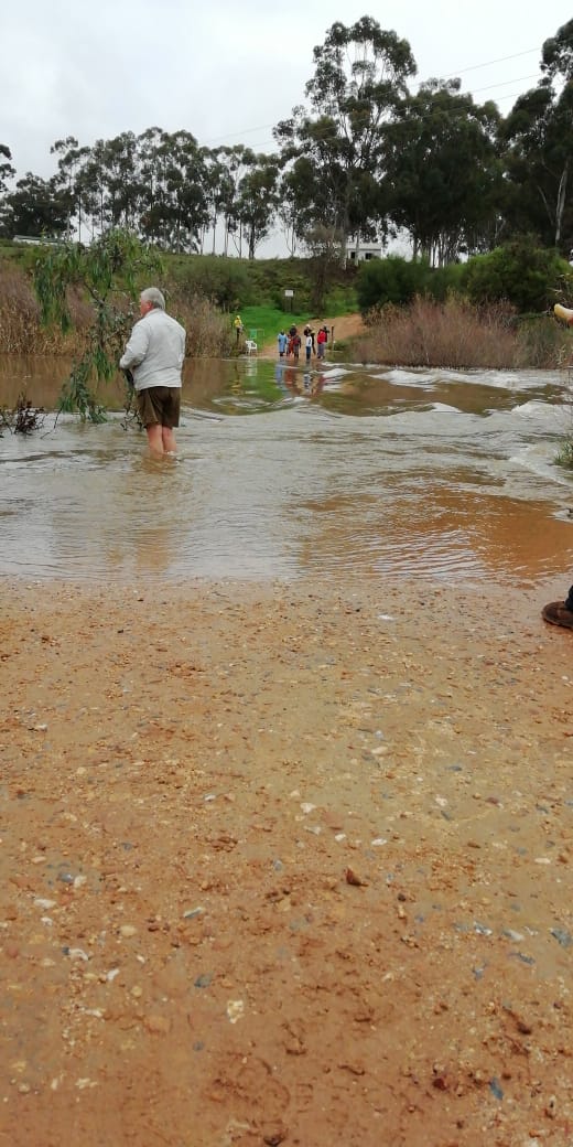 Water level at Soetdraai, waiting for the leaders #berg2019