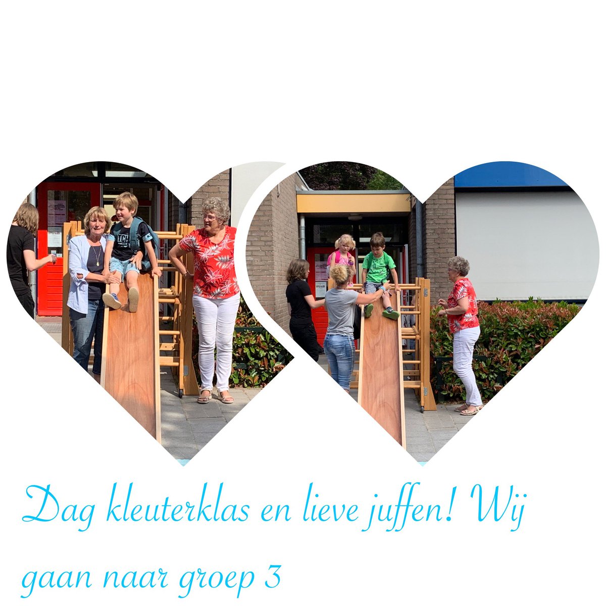 #Mijlpalen 
Geen kleuters meer thuis...wat vliegt de tijd...