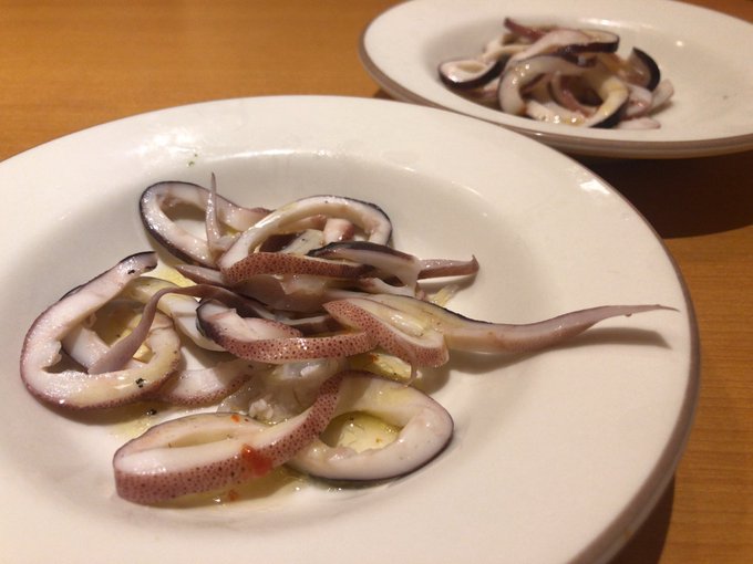 真イカのパプリカソースのtwitterイラスト検索結果