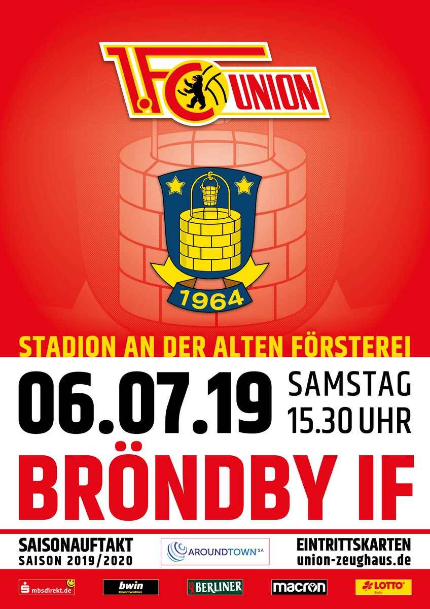 fcunion's tweet image. Wer morgen nicht im @StadionAdAF dabei sein kann, einfach ab 15:20 Uhr #AFTV einschalten. Wir übertragen das Spiel gegen @BrondbyIF live 👉📺 bit.ly/AFTV_Union #fcunion #testspiel🔴⚪