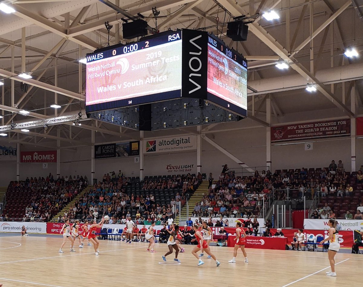 Pupils really enjoyed seen the netball in Cardiff last night