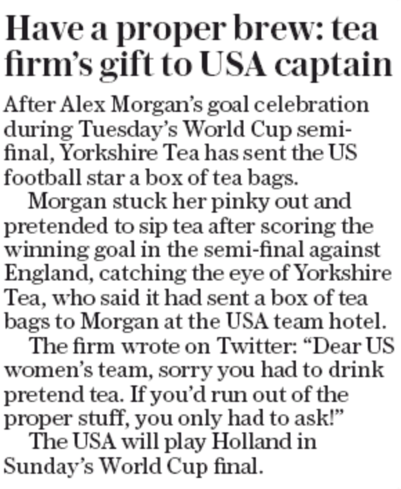 LewisDavey1's tweet image. It's a nib but a lovely nib in the Tele this morning #ReactivePR