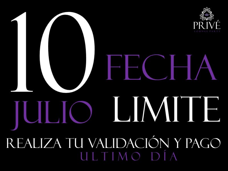 SW Secretss - Lifestyle Club (MTY) (@swsecretss) on Twitter photo Ya estamos enviando las claves de acceso personalizadas a las parejas que ya realizaron su pago.
Gracias a todos por su apoyo, nos vemos el día 13 en
#PRIVÉMTY
<a href="/SwSecretss/">SW Secretss - Lifestyle Club (MTY)</a>
Fecha límite 10 Julio Ya estamos enviando las claves de acceso personalizadas a las parejas que ya realizaron su pago.
Gracias a todos por su apoyo, nos vemos el día 13 en
#PRIVÉMTY
<a href="/SwSecretss/">SW Secretss - Lifestyle Club (MTY)</a>
Fecha límite 10 Julio