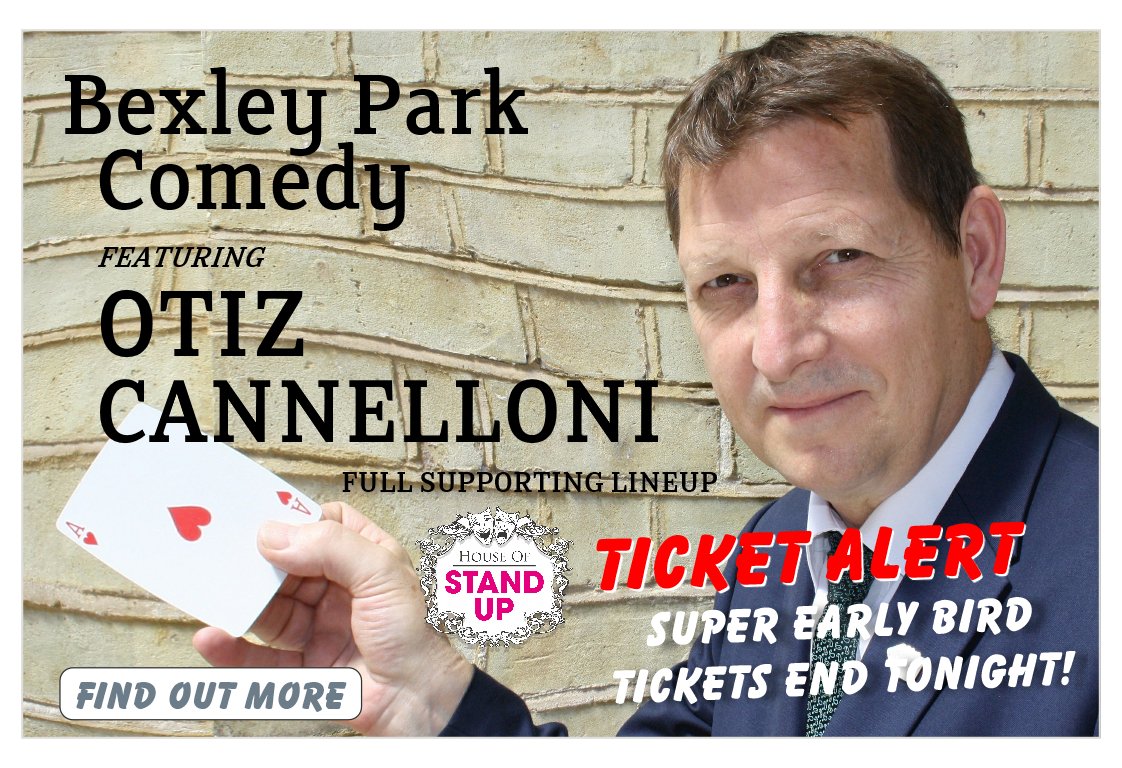 HouseofStandUp's tweet photo. BOOK TODAY FOR BEST PRICES!
Group Saver Deals! No Booking Fee with PayPal!
https://t.co/HnRyVglTxc
#comedy #standup #entertainment #bexleyheath #bexley #crayford #sidcup #dartford #belvedere #welling #barnhurst #erith #eltham #SELondon #Kent https://t.co/vesGvuXdsT