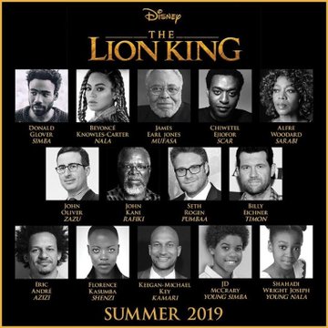The Lion King Disney Announces Cast Of Hindi English Telugu And Tamil Versions Of Its Live Action Remake Entertainment News Firstpost