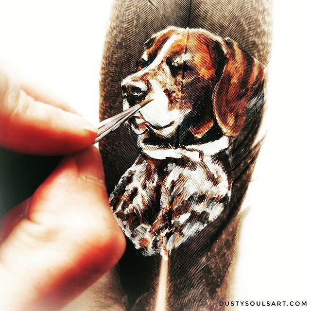 DustySoulsArt's tweet image. Working on this commission today. 
I ❤️ pointers (biased)
Who has pointer dogs???.
.
.
.

#gsp #pointersofinstagram #germanpointer #paintedfeather #featherart #petportraits #dustysoulsart ift.tt/2LDDdtk