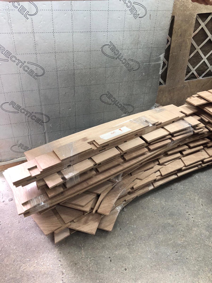 leonard_design's tweet photo. Looking forward to our special delivery today from Quad Joinery to the #NottinghamBeach. Take a look at the making of the components for our @scale_rule pavilion designed by local #Notts students and further developed by ourselves & @ArupUKIMEA #design #education #SocialShell https://t.co/r80iejLNSX