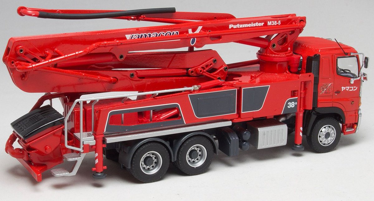 シン・ゴジラ　特殊建機小隊　プッツマイスター　コンクリートポンプトラック1/50 プラッツより映画『シン・ゴジラ』で活躍した建機「1/50 プッツマイ