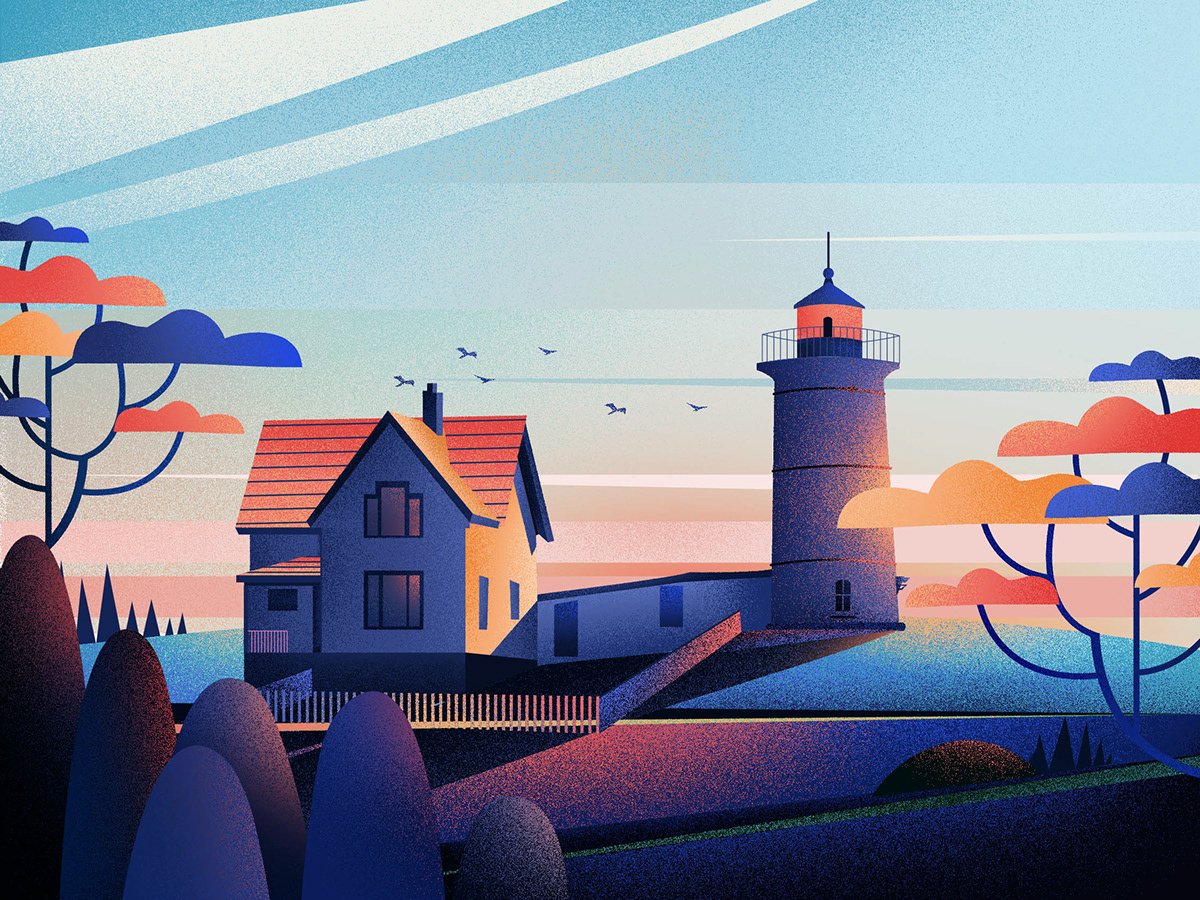 creativecloud's tweet image. Inspired by a spirit of exploration and adventure, Febin Raj used @Illustrator to create this series of lighthouses from around the world: adobe.ly/329pDnw #createwithillustrator