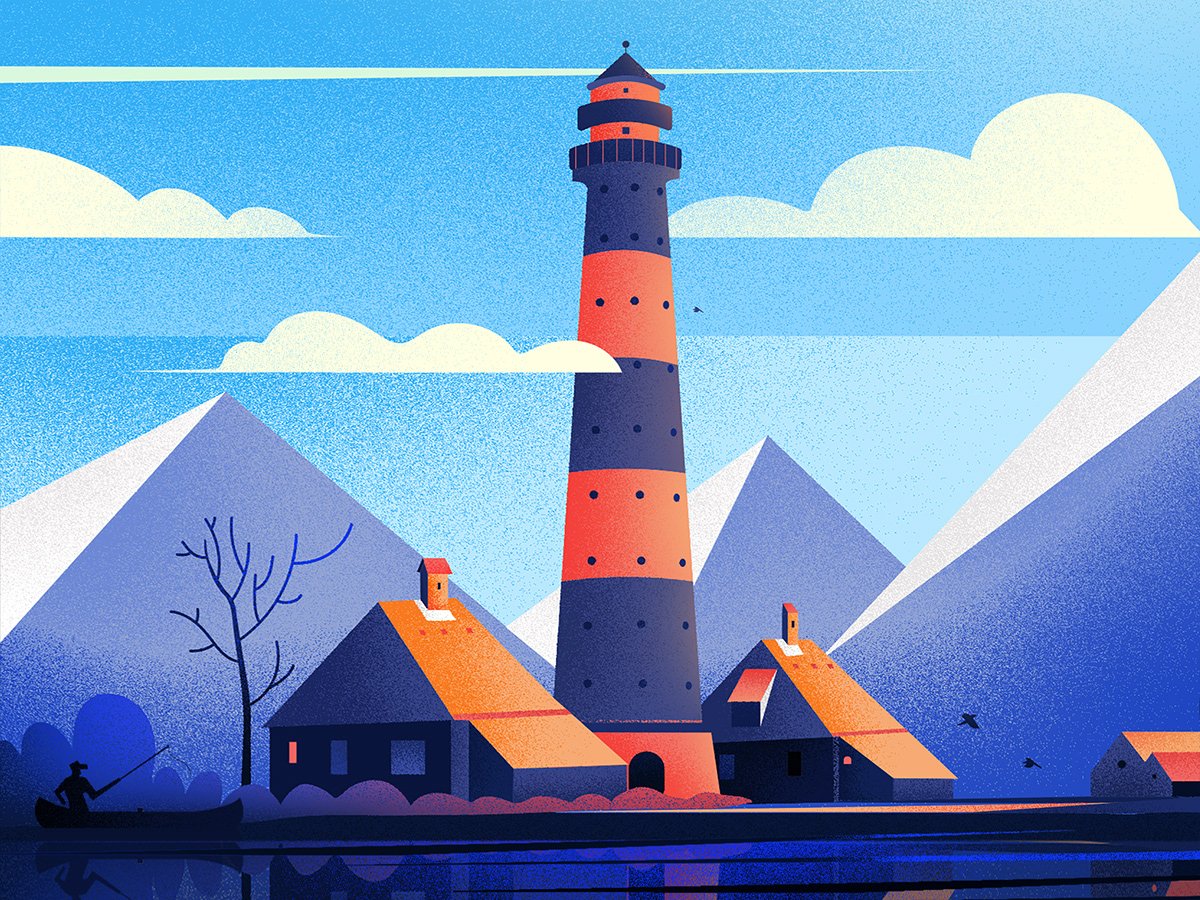 creativecloud's tweet image. Inspired by a spirit of exploration and adventure, Febin Raj used @Illustrator to create this series of lighthouses from around the world: adobe.ly/329pDnw #createwithillustrator