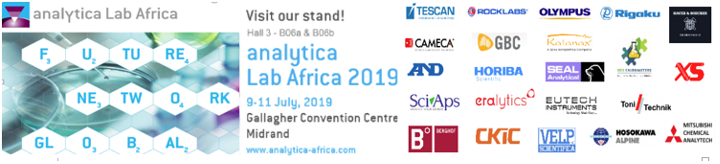 Hope to see you at Analytica Lab Africa 2019! 

Wirsam Scientific will be in Hall 3 - Stand 6A and 6B.

This is a great opportunity to meet our sales team,view our products and register for a free demo!
