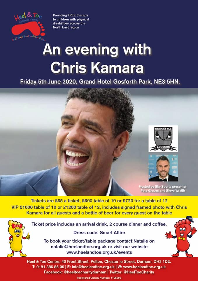 Steve Wraith (@stevewraith) on Twitter photo An evening with Chris Kamara, <a href="/PeteGravesSky/">Pete Graves Sky</a> and me in aid of <a href="/HeelToeCharity/">Heel & Toe Charity👣</a> tickets on sale now
heelandtoe.org.uk/events/sportsm… An evening with Chris Kamara, <a href="/PeteGravesSky/">Pete Graves Sky</a> and me in aid of <a href="/HeelToeCharity/">Heel & Toe Charity👣</a> tickets on sale now
heelandtoe.org.uk/events/sportsm…