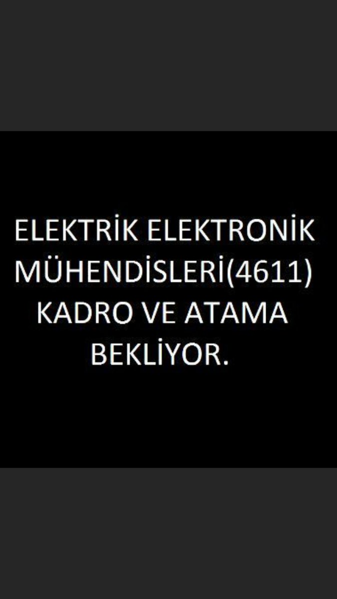 <a href="/gulizaremecan/">Emine Gülizar Emecan</a> Elektrik elektronik mühendisleri mağdur 90+ puanları ile atanamiyoruz
Acilennnnn