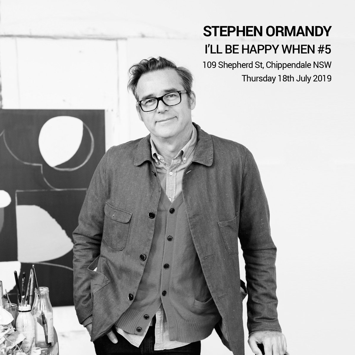 DesignByThem's tweet photo. Join us for our 5th I'll Be Happy When talk with speakers Stephen Ormandy, Cushla McFadden &amp; Jade Nottage and Trent Jansen as we discuss ideas of perfection, productivity and happiness in creativity.
🎟 https://t.co/DYi0KoiGkf 
Proceeds go to the Black Dog Institute https://t.co/yF1wtiMJLo