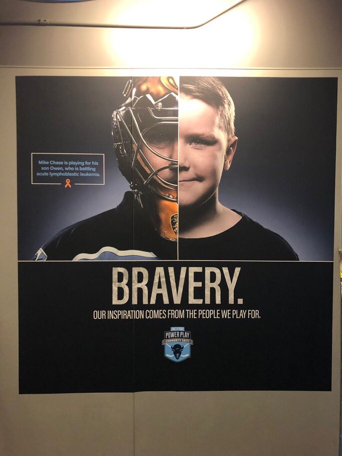 The 11 Day Power Play officially kicks off this morning...this is why we play! #OwenStrong #Warrior