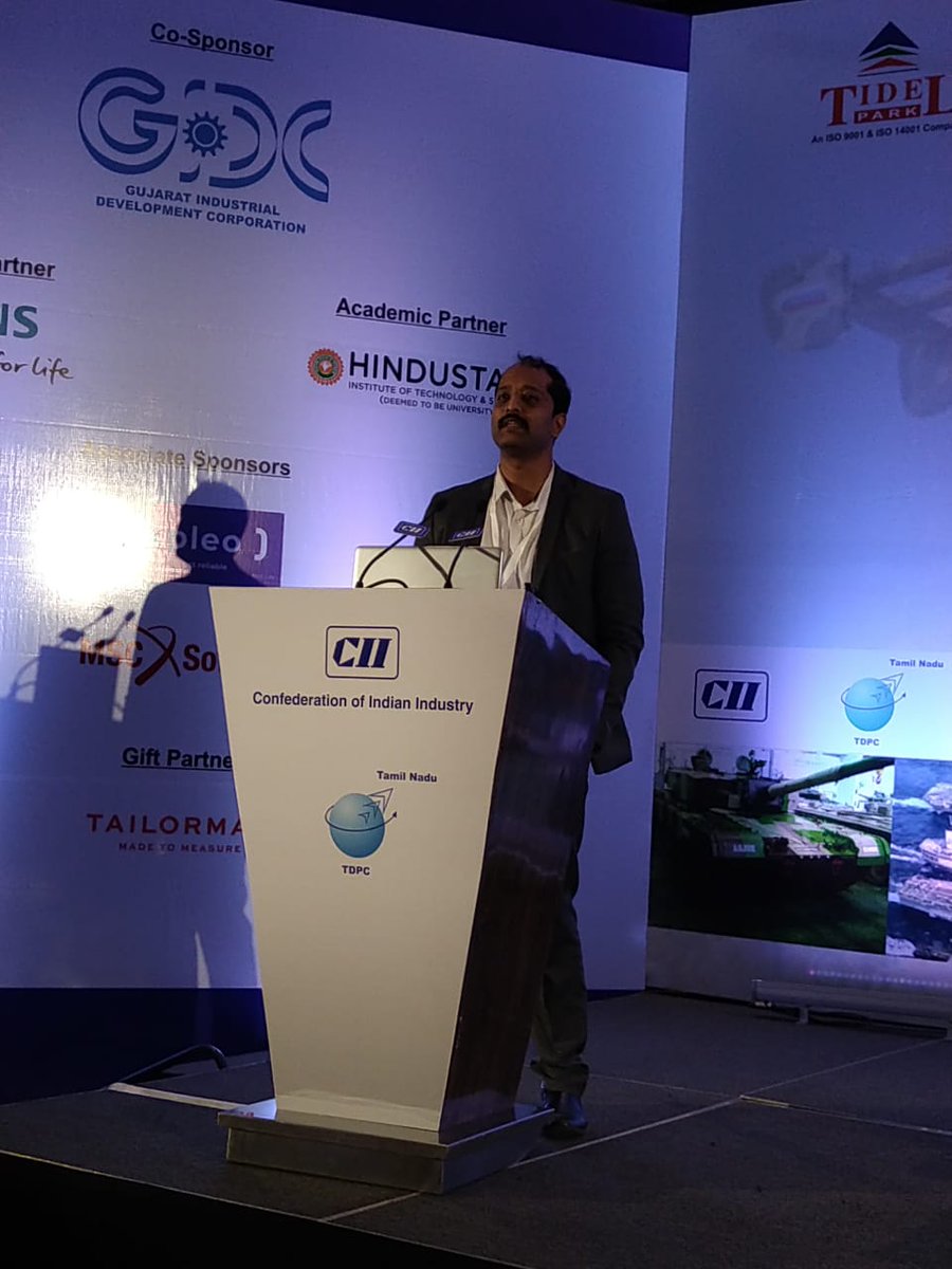 TNTDPC_Official's tweet image. SESSION – II
Manufacturing Technologies
Address by Mr Shankar Narayanan Chief Manager - A&amp;amp;D India Siemens Ltd. 
#digitization #globalization #financialconstraints #complexinformation #operationsmanagement #ManufacturingExecutionSystems #ManufacturingResourcePlanning @CIIEvents