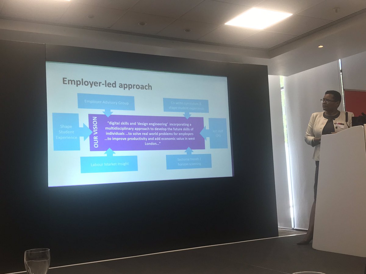 Great presentations in the industry:education slot from <a href="/andyhalpin1/">andyhalpin</a>, Ian <a href="/DCG_ITDirector/">Ian McCormick</a>, <a href="/tnmoc/">TNMOC</a> &amp; West of London IoT around closing the #Digital Skills gap. #FujitsuWorldTour <a href="/fujitsu_uk/">Fujitsu UK</a> <a href="/AshMerchant1/">Ash Merchant</a> <a href="/andyhalpin1/">andyhalpin</a> <a href="/MarisaConnolly/">Marisa Connolly Álvarez</a> @AndyTCutter <a href="/Charlie_Collyer/">Charlotte Collyer</a>