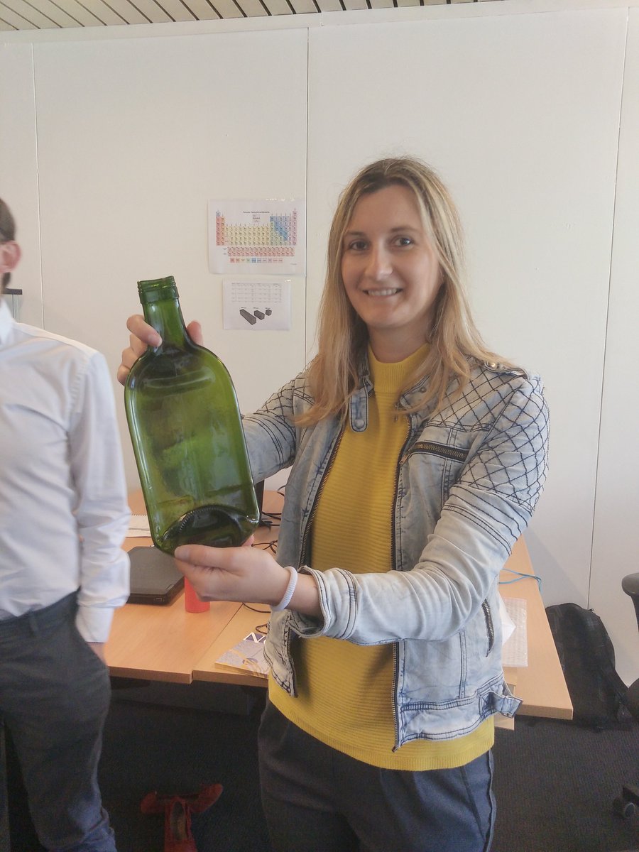 When we have inter-office meetups, we exchange nice office-made gifts such as molten glass bottles while working on making our world's energy cleaner. Sounds like a team you want to be a part of? Check out our careers page at maanaelectric.com/career/ #innovation #startup #space