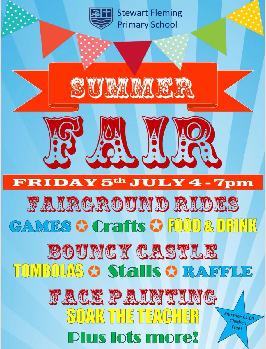 The weather looks great for our Summer Fair! Hope you can join us today at 4pm #SchoolFair #Se20 #Anerley #Penge