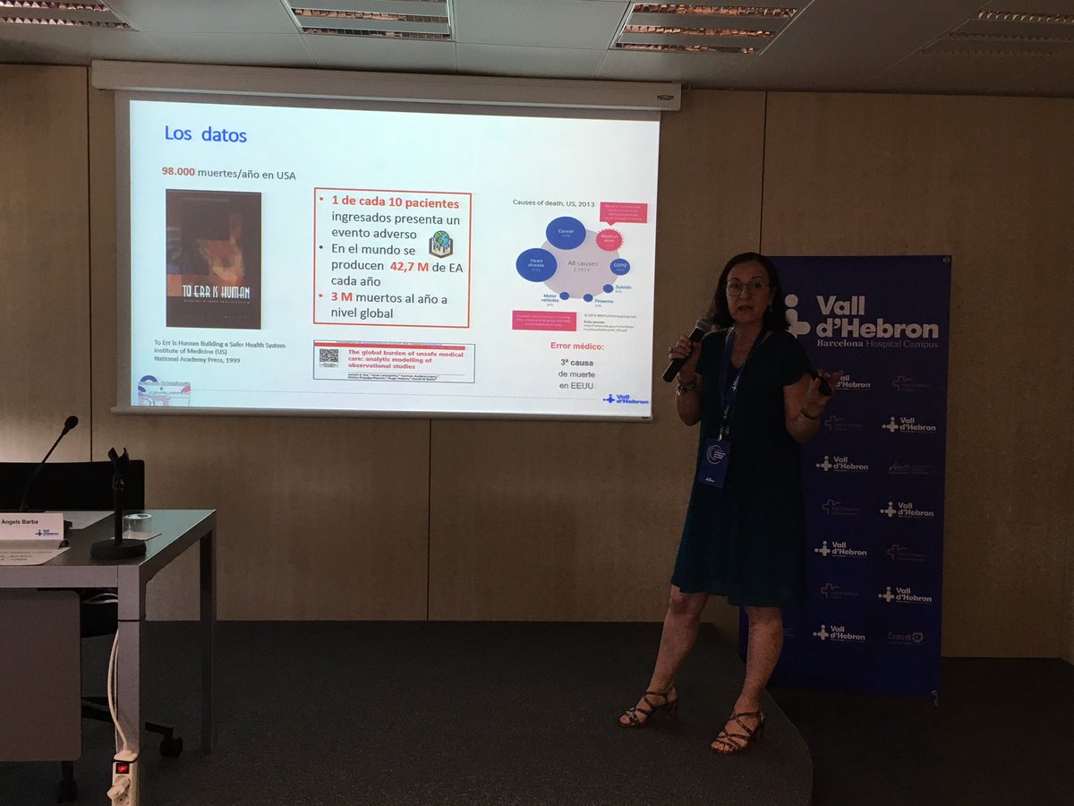vallhebron's tweet photo. Comencem el programa amb la conferència ‘SENSAR: aprendre, divulgar i innovar en la seguretat del pacient’, a càrrec de la Dra. @EvaRome66012305, presidenta de @SENSARorg i anestesiòloga de l’@HospitalLaFe.
#SeguretatVH 
@perevirgilicat 
@Sessep_Esp https://t.co/Ldod480lVa