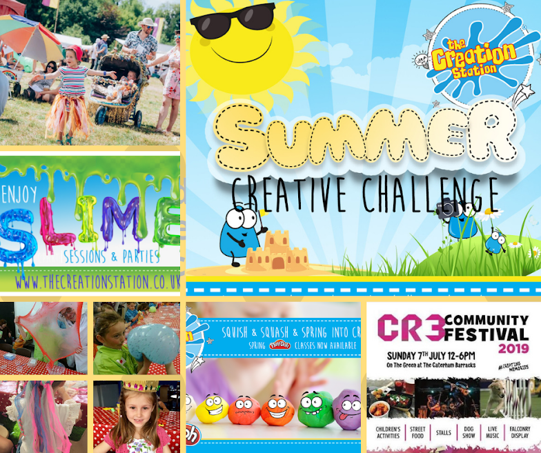 Excited to have <a href="/creationstation/">The Creation Station</a> down at CR3 this Sunday 7th July! For a fantastic range of childrens art's crafts and games! #Caterham