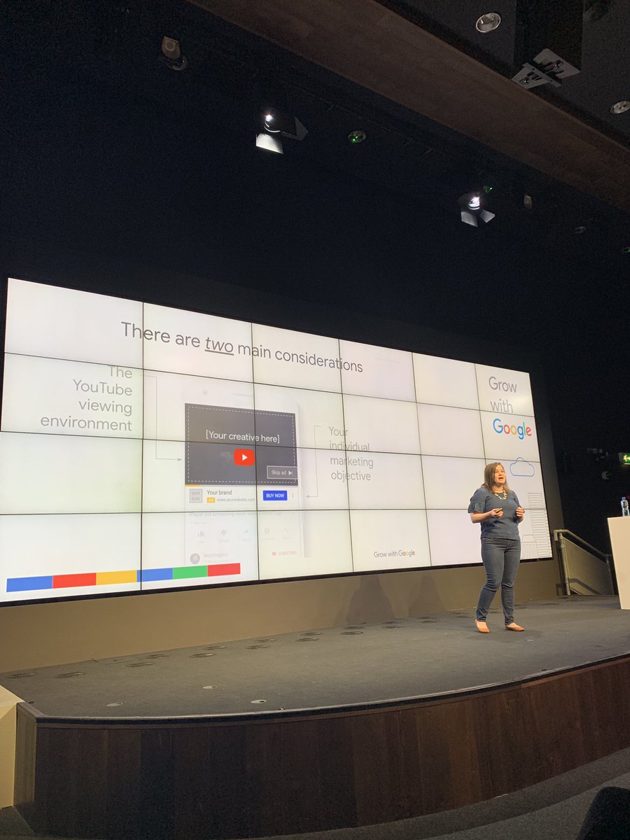 Watsonmydear's tweet photo. Love the sound of this “unskippable ads team” at @google
Creative is hugely important (research shows 50-80% importance)
Top tip: head off to @ThinkwithGoogle and learn from the unskippable ads team content
#GoogleBB
#TrainingMatchmaker https://t.co/FrGKbaDgmm