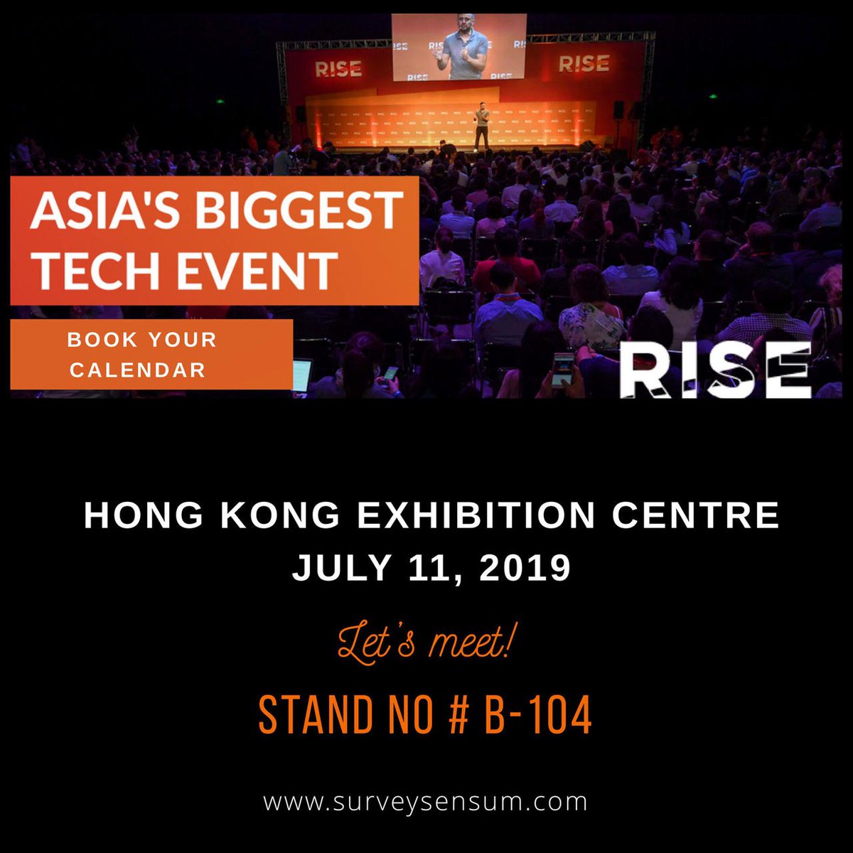 SurveySensum's tweet image. SurveySensum powered by @neurosensum will be at Rise Conference &amp;amp; excited to meet you to discuss on how to measure and improve customer experience real-time. @RISEConfHQ #catchup #hongkong #jakarta #indonesia #riseconf #riseconference #riseinhongkong #seeyou #surveysensum #visit