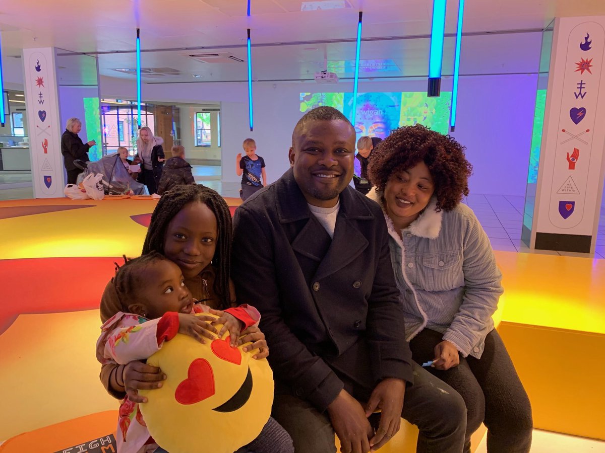 WiganCouncil's tweet photo. Head to #TheFireWithin tomorrow @ 1pm to watch the original Lion 🦁King 🤴🏼. Sit back &amp; watch on four large screens in The Galleries for FREE! https://t.co/VBsTK8Uoaw