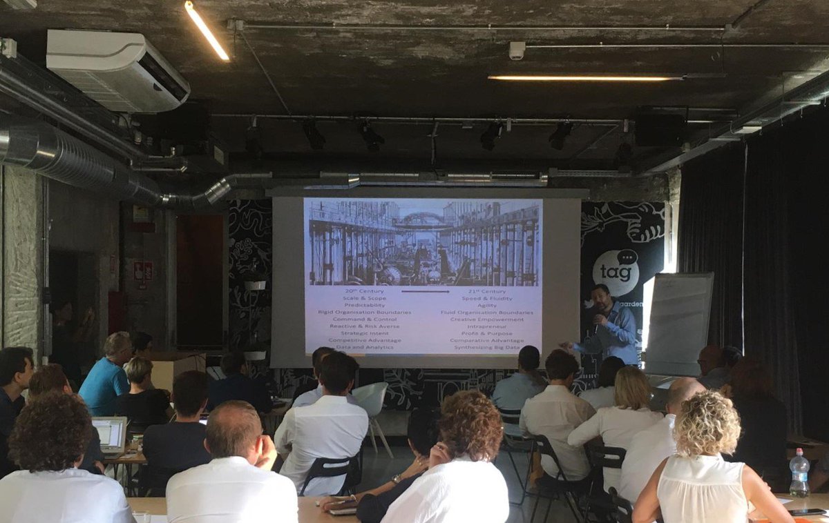 'Scaling up business growth in the age of agile': a great workshop by the Dubai-based business coach and strategic advisor @Ed_Capaldi at @TalentGardenit Calabiana. + 40 participants including some of our #EndeavorEntrepreneurs