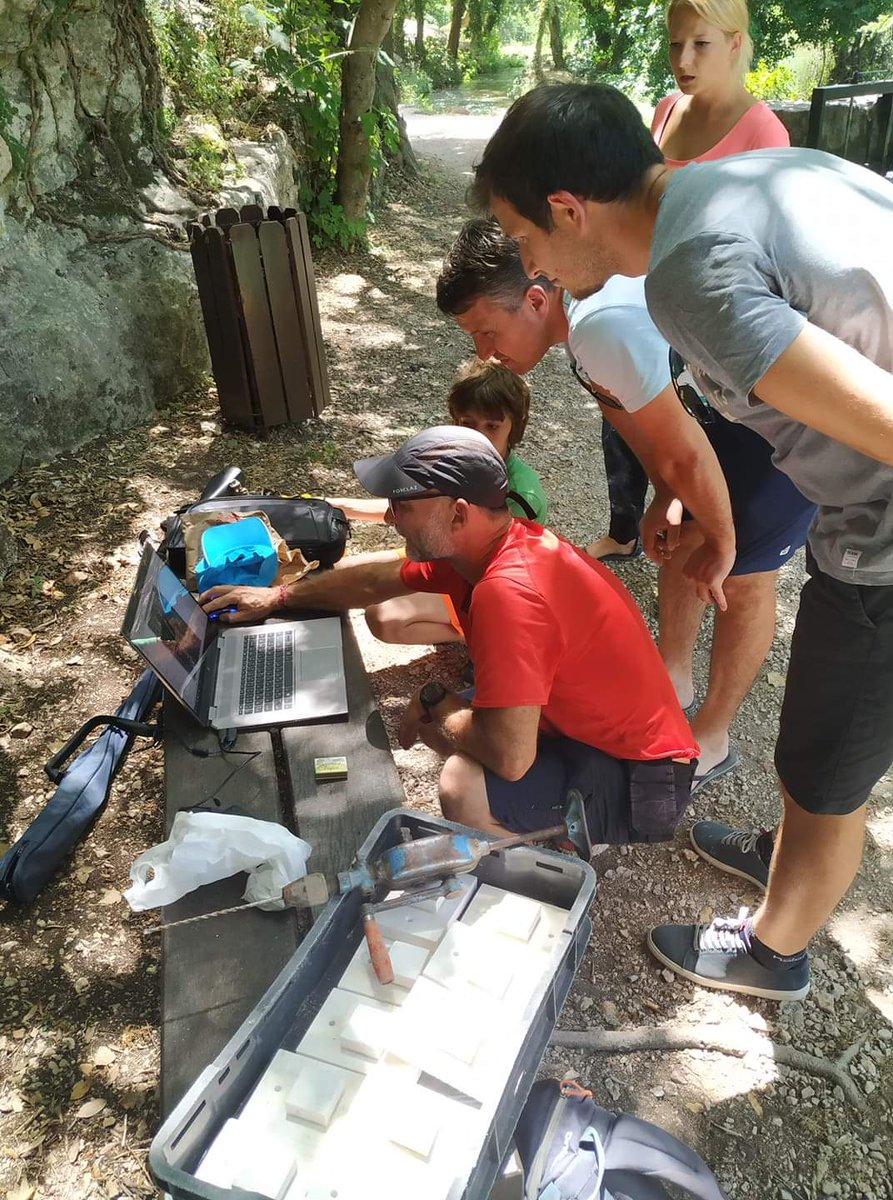 GalProjekt's tweet photo. We continue with our project in Krka National Park. This time we will operate at Roški slap.
#gal_project #hrzz #unizd https://t.co/RhYzqaA9YG