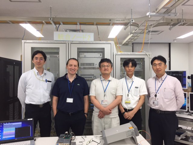 MaxTornatore's tweet image. Visiting #NICT in Sendai, Japan, to  discuss disaster resiliency in next generation optical networks for our #JUNO2 #NSF project. Inter-carrier recovery, #MachineLearning for failure management, and several other research directions can be explored over NICT&apos;s #OPCI testbed