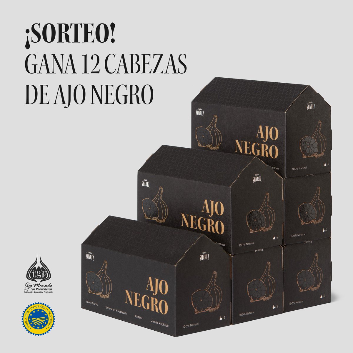 Ajo_SalsasJR's tweet image. 🎁🖤 SORTEO. ¿Has probado nuestro #AjoNegro, cómo lo cocinas? 
Haz RT y menciona a un amigo para participar. #FelizViernes 
El martes 9 de julio diremos el ganador.