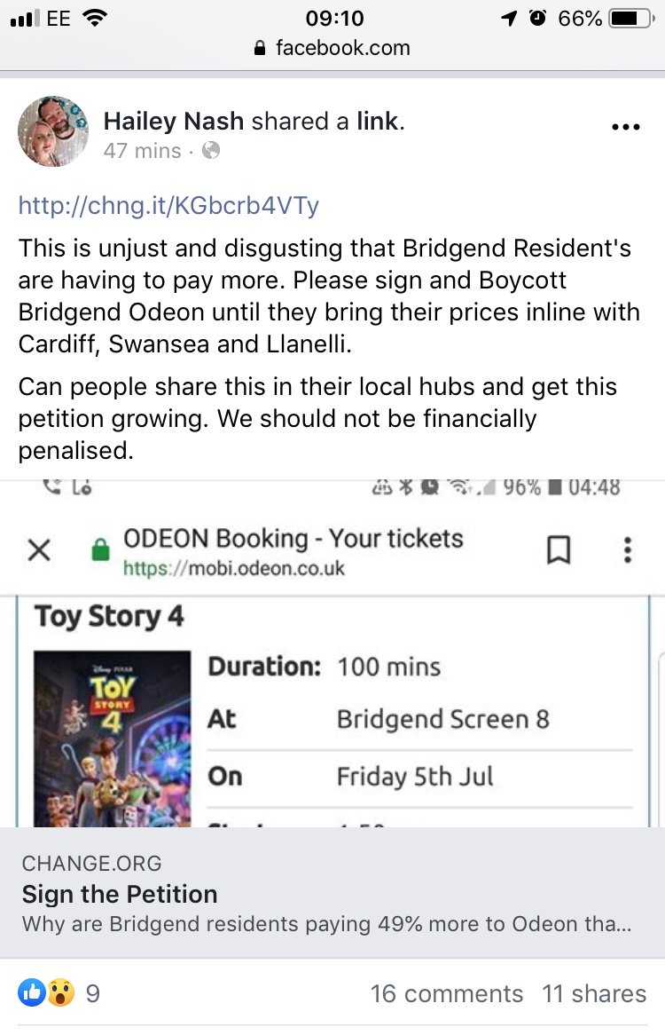 MATTHEWJFORD's tweet photo. @ODEONCinemas care to explain?
#Odeon #McarthurGlen
#Unfair

https://t.co/9GMGlOACFV https://t.co/stc4Pl1EiW
